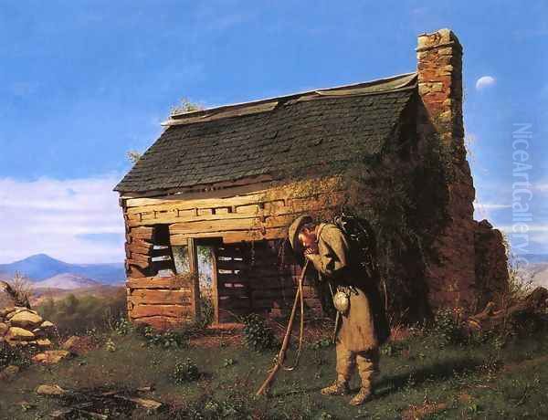 Lost Cause Oil Painting by Henry Mosler