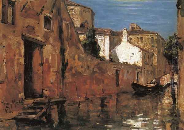 Rio Aguirvate Oil Painting by Henry Mosler