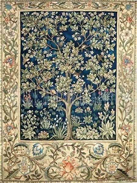 Garden of Delight Oil Painting by William Morris