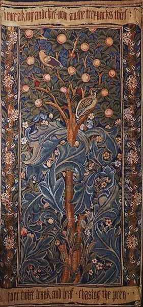 The Woodpecker Oil Painting by William Morris