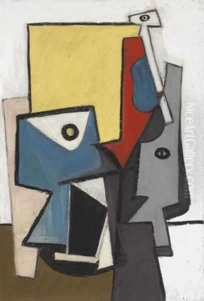 Abstraction Oil Painting by Arshile Gorky