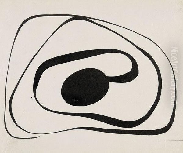 Eye Spring Oil Painting by Arshile Gorky