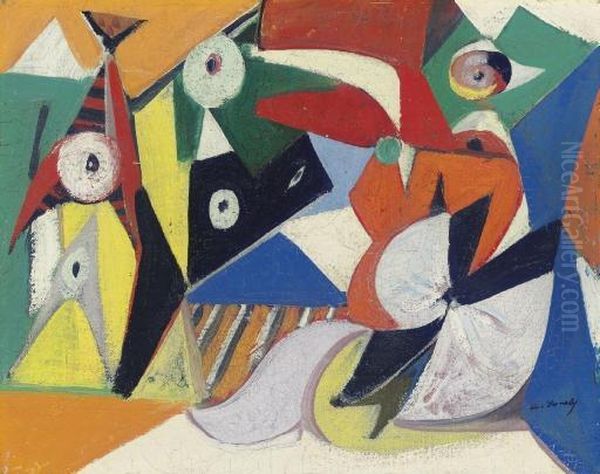 Untitled Oil Painting by Arshile Gorky