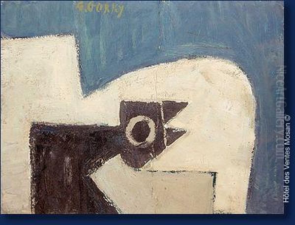 Composition Oil Painting by Arshile Gorky