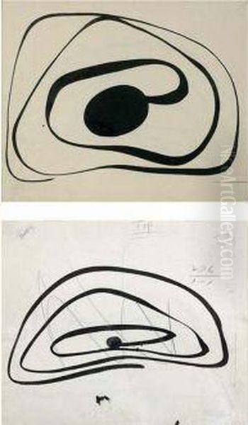 Eye Spring Oil Painting by Arshile Gorky