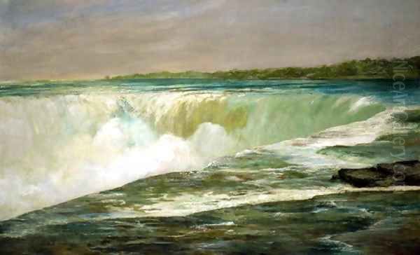 Niagara Falls Oil Painting by William Morris