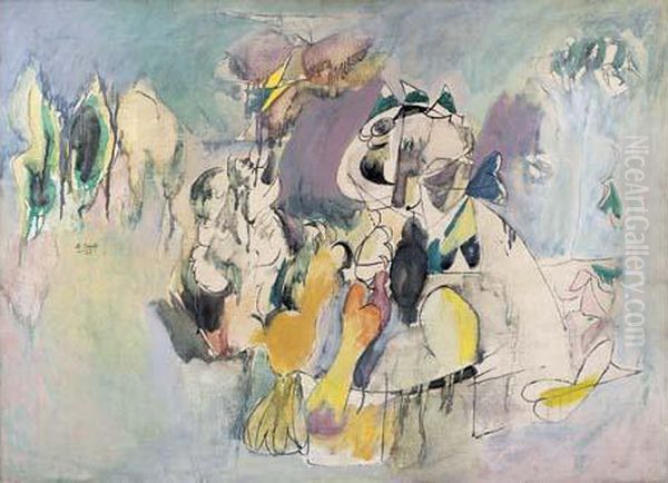 The Pirate I Oil Painting by Arshile Gorky