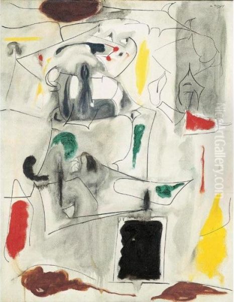 Portrait Of Y.d. Oil Painting by Arshile Gorky