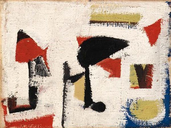 Untitled Oil Painting by Arshile Gorky