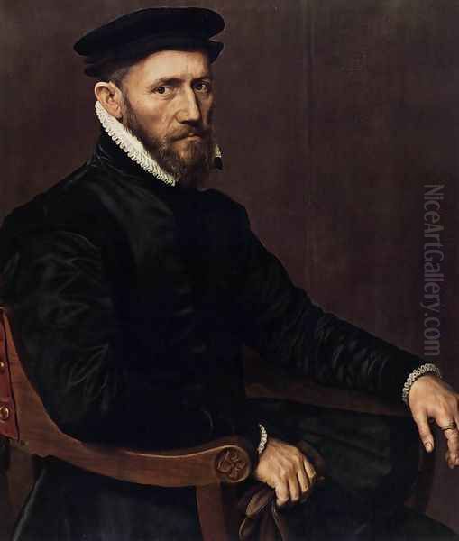 Sir Thomas Gresham 1565-70 Oil Painting by Anthonis Mor Van Dashorst