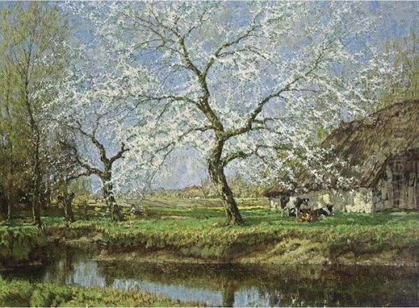 Spring Blossoms Oil Painting by Arnold Marc Gorter