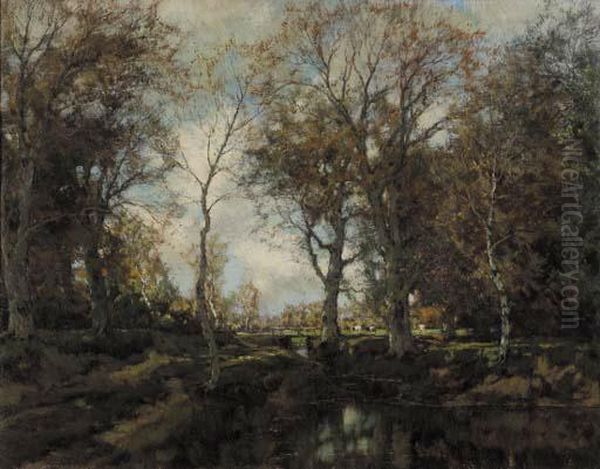 Autumnal Symphony Oil Painting by Arnold Marc Gorter