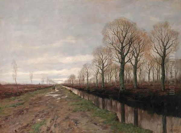 After The Rain Oil Painting by Arnold Marc Gorter