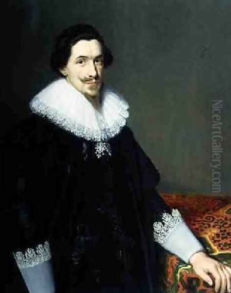 Portrait of Mr van Voorst Oil Painting by Paulus Moreelse