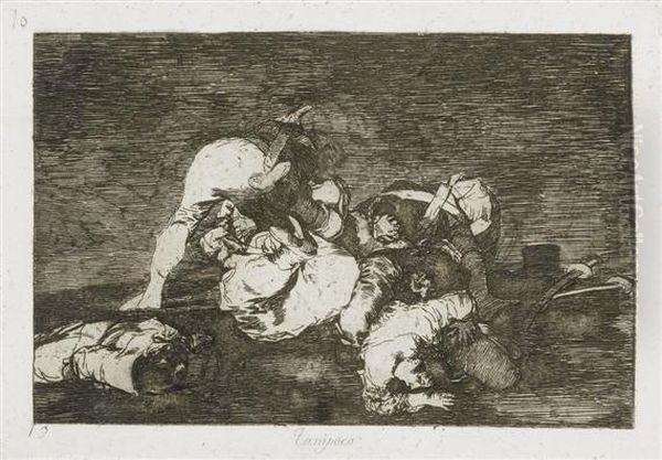 Tampoco Oil Painting by Francisco De Goya y Lucientes