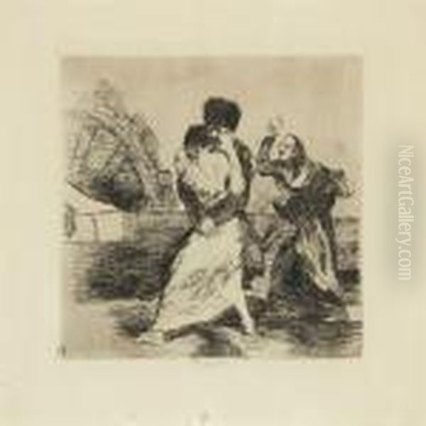 No Guieren Oil Painting by Francisco De Goya y Lucientes