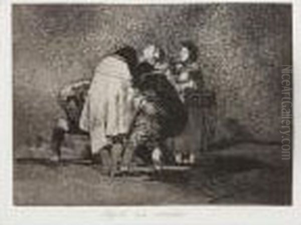 Espiro Sin Remedio Oil Painting by Francisco De Goya y Lucientes