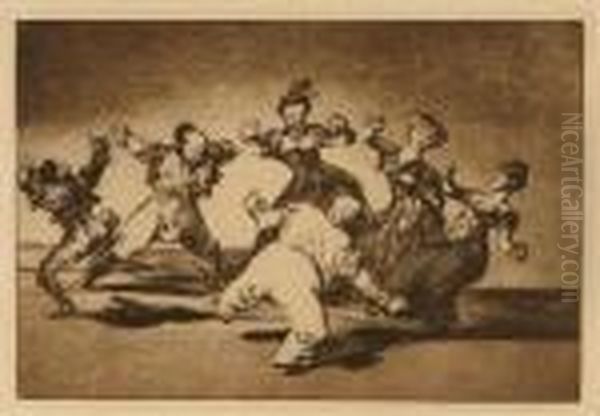 If Marion Will Dance Oil Painting by Francisco De Goya y Lucientes