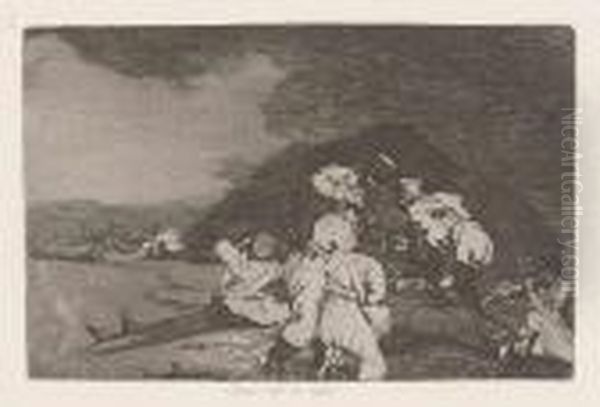 Los Desastres De La Guerra Oil Painting by Francisco De Goya y Lucientes