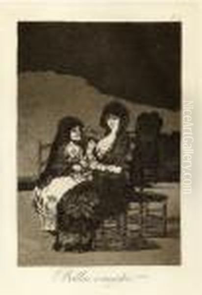 Bellos Consejos Oil Painting by Francisco De Goya y Lucientes