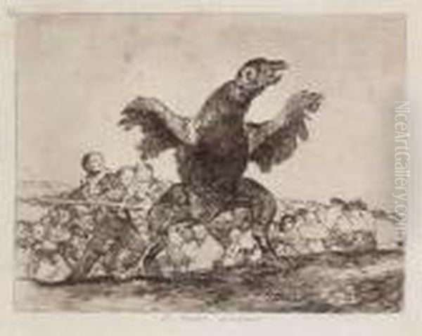 El Buitre Carnivoro Oil Painting by Francisco De Goya y Lucientes