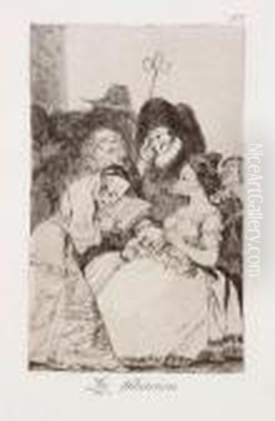 La Filiacion Oil Painting by Francisco De Goya y Lucientes