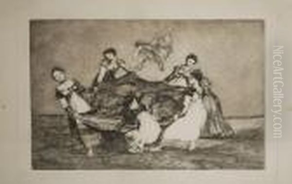 Follia Femminile Oil Painting by Francisco De Goya y Lucientes