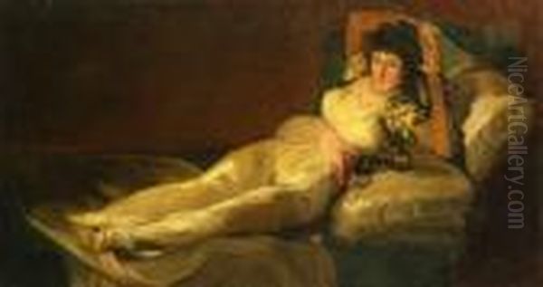 Maja Vestida Oil Painting by Francisco De Goya y Lucientes