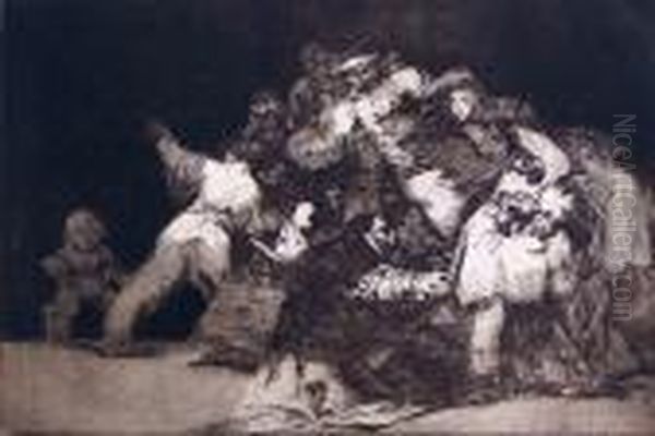 Disparate General (allgemeine Torheit) Oil Painting by Francisco De Goya y Lucientes