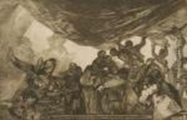 Les Disparates Oil Painting by Francisco De Goya y Lucientes