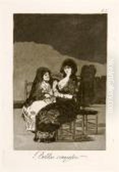 Bellos Conselos Oil Painting by Francisco De Goya y Lucientes