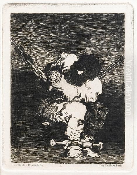 Little Prisoner (the Custody Is As Barbarous As The Crime) Oil Painting by Francisco De Goya y Lucientes