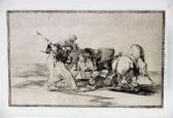 Escena De Tauromaquia Oil Painting by Francisco De Goya y Lucientes