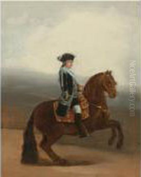 Equestrian Portrait Of Don Manuel Godoy, Duke Of Alcudia Oil Painting by Francisco De Goya y Lucientes