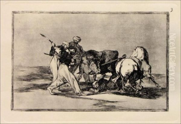 The Moors Oil Painting by Francisco De Goya y Lucientes