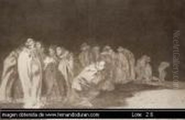 Untitled Oil Painting by Francisco De Goya y Lucientes