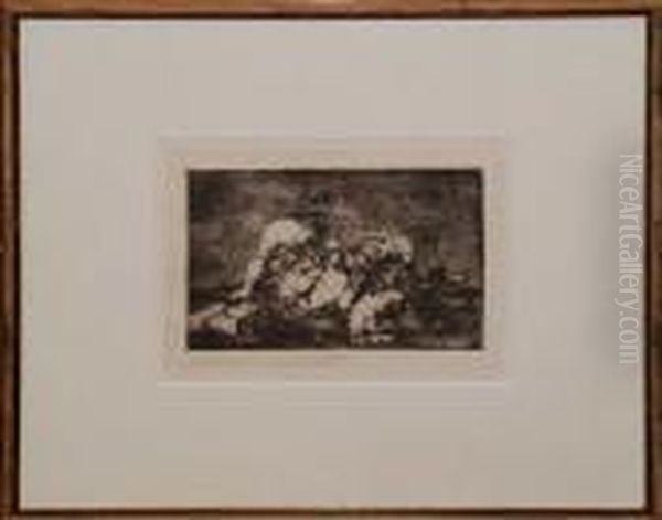 Soldiers Oil Painting by Francisco De Goya y Lucientes