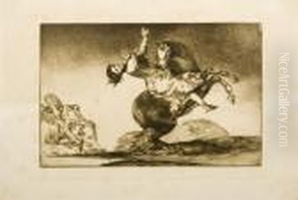 El Caballo Raptor Oil Painting by Francisco De Goya y Lucientes