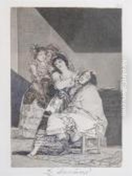 Le Descanona Oil Painting by Francisco De Goya y Lucientes