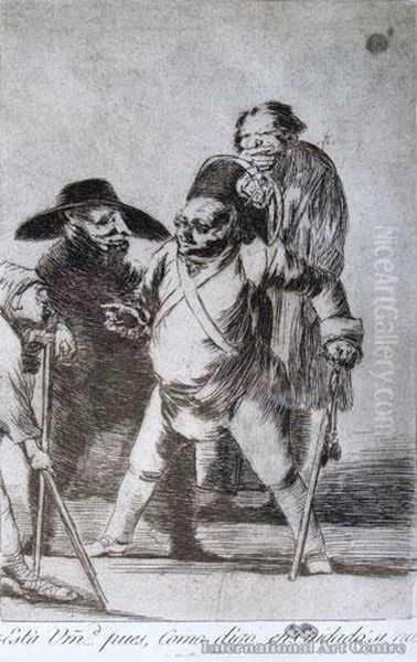 Los Caprichos Oil Painting by Francisco De Goya y Lucientes