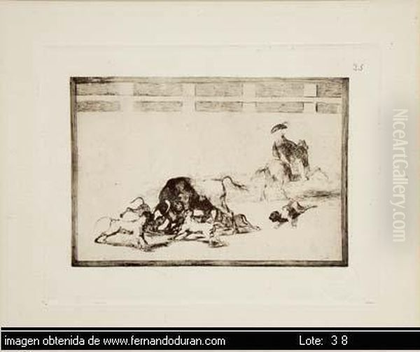 Untitled Oil Painting by Francisco De Goya y Lucientes