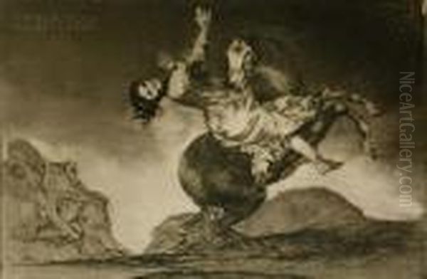 La Mujer Y El Potro Oil Painting by Francisco De Goya y Lucientes