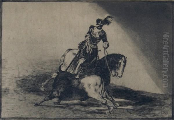 Charles V Spearing Oil Painting by Francisco De Goya y Lucientes