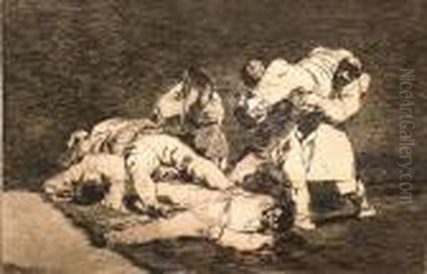 Sera Lo Mismo (pl. 21), From Los Desastres De La Guerra Oil Painting by Francisco De Goya y Lucientes