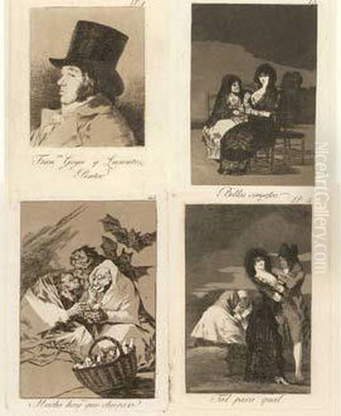 Los Caprichos. 1797-1798. Oil Painting by Francisco De Goya y Lucientes