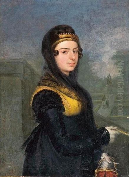 Portrait Of A Lady Oil Painting by Francisco De Goya y Lucientes