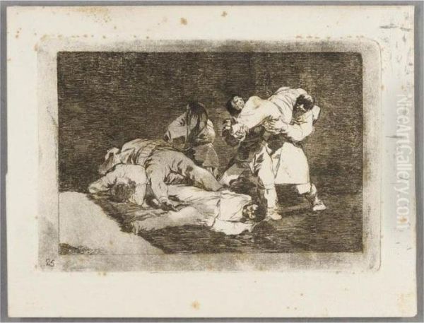 Lot 32 Oil Painting by Francisco De Goya y Lucientes