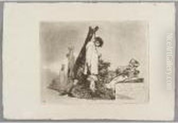 Lot 34 Oil Painting by Francisco De Goya y Lucientes