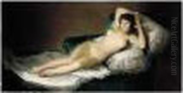 Maja Desnuda Oil Painting by Francisco De Goya y Lucientes