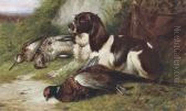 A Successful Shoot Oil Painting by Colin Graeme Roe